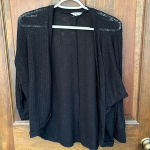 Black cardigan 3/4 sleeve